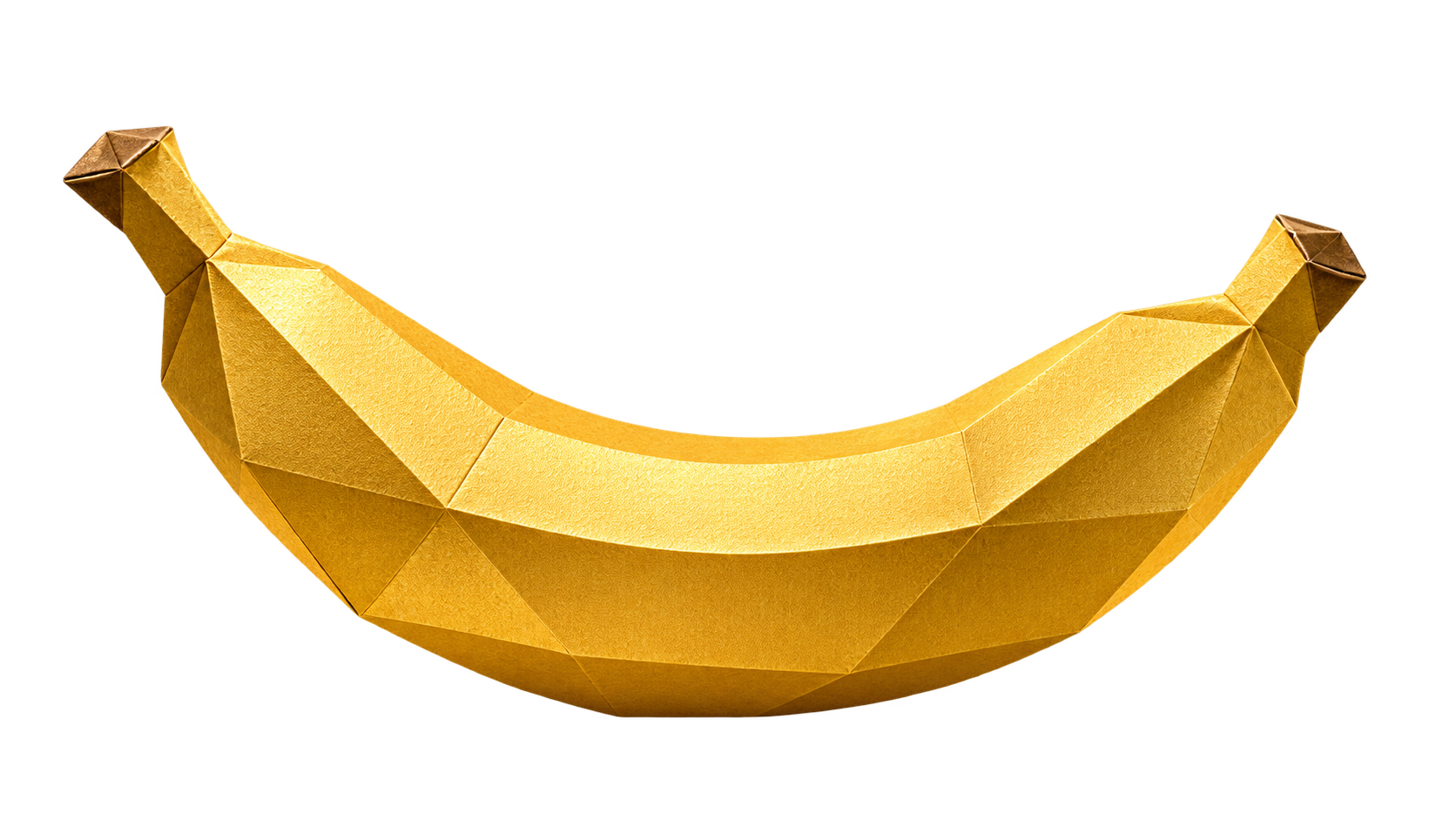 One golden paper banana